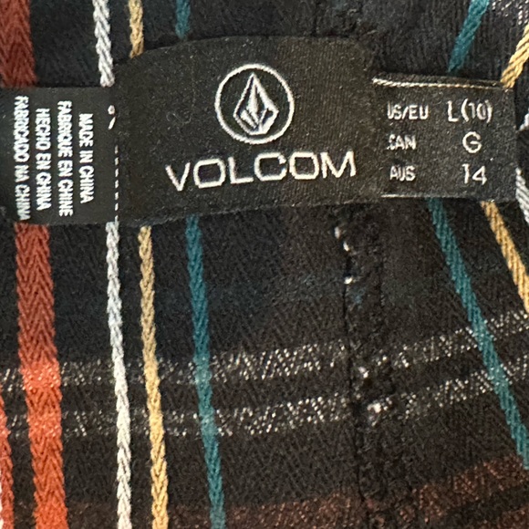 Plaid Volcom Dress, True to This, Ladies Sz 10 (L). Adjustable straps. - Picture 16 of 16